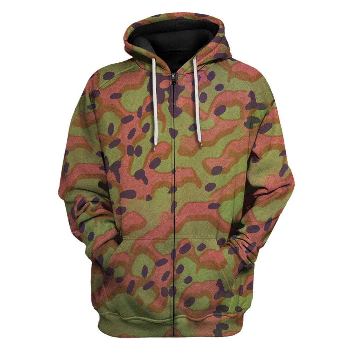 CustomsPig Platanenmuster German World War II Camouflage Patterns Costumes Hoodie Sweatshirt T-Shirt Tracksuit