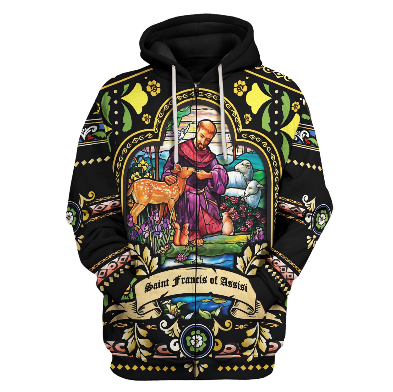 Tracksuit Tops Pullover Sweatshirt St. Francis of Assisi 3D Apparel