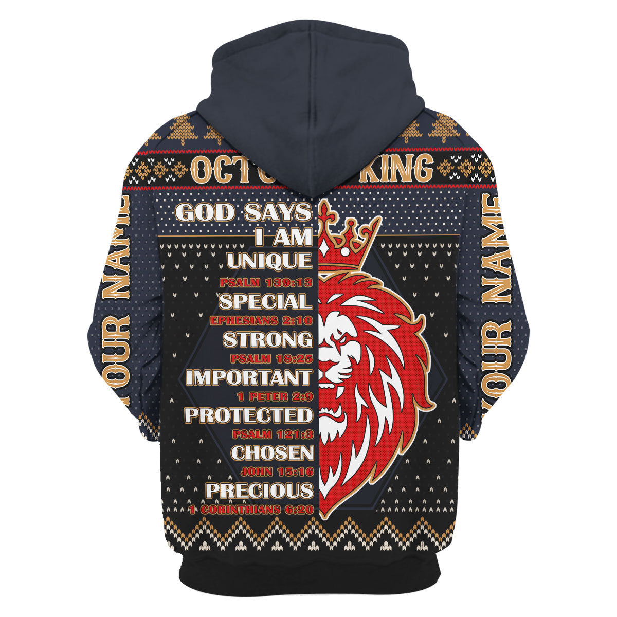 CustomsPig Personalized Tops October King  All Over Printed