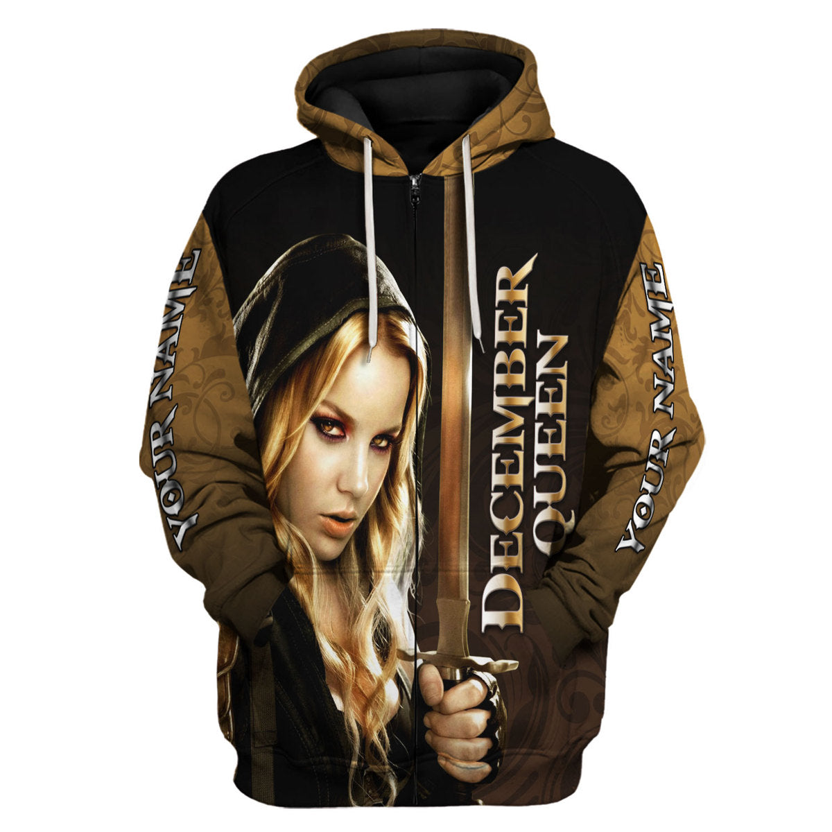 Personalized Tracksuit December Girl I All Over Printed