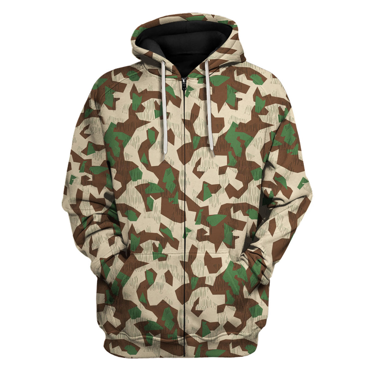 CustomsPig Splittertarnmuster Buntfarbenmuster Germany Wehrmacht Colour Patterns Costumes Hoodie Sweatshirt T-Shirt Tracksuit