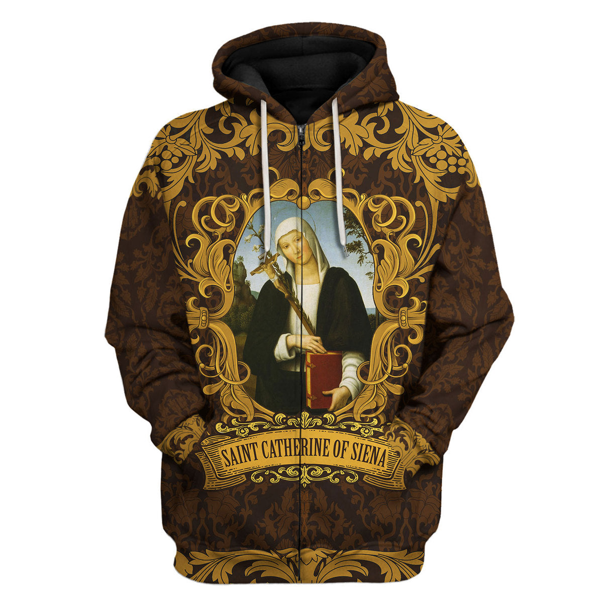 Tracksuit Tops Pullover Sweatshirt Saint Catherine Of Siena 3D Apparel