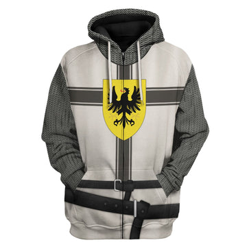 Teutonic Knights Fleece Zip Hoodie