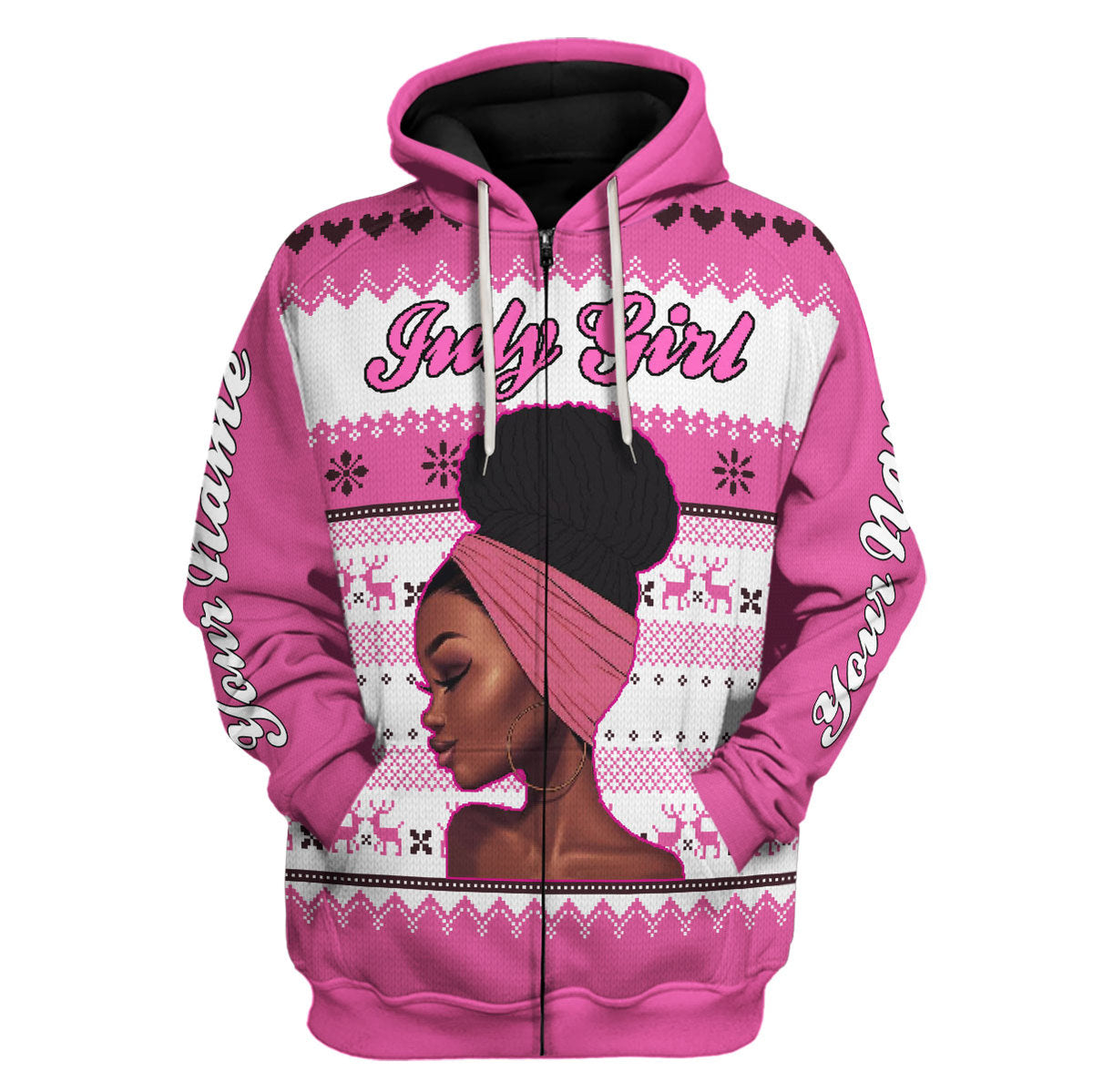 CustomsPig Personalized Tops July Girl All Over Printed