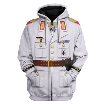 Erwin Rommel Zip Hoodie