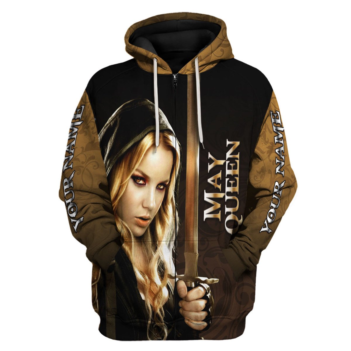 Personalized Tracksuit I'm A May Girl All Over Printed