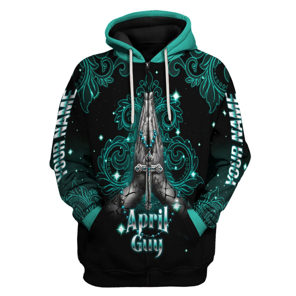 CustomsPig Personalized Tracksuit April Guy All Over Printed