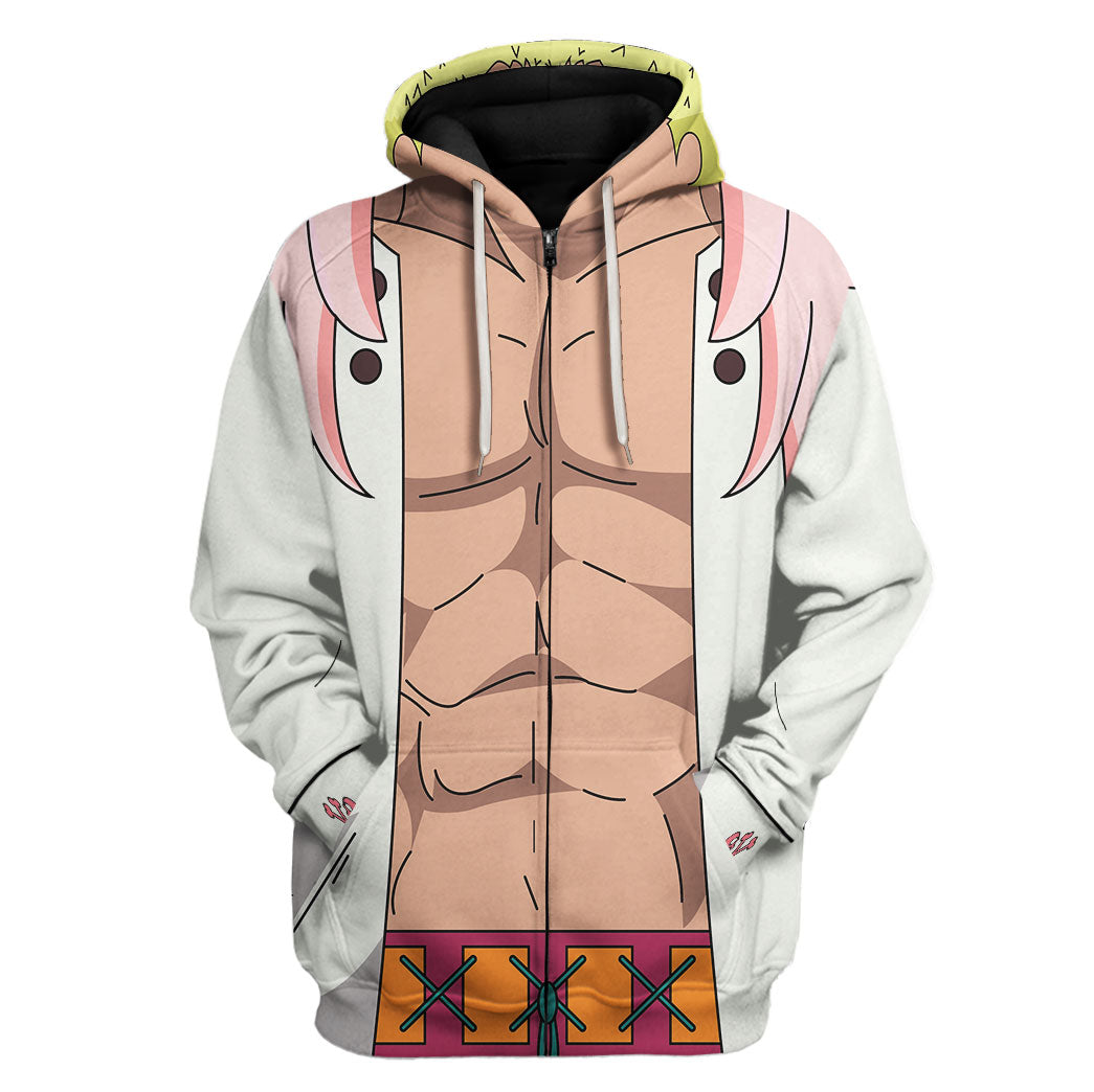 CustomsPig Donquixote Doflamingo Costumes Hoodie Sweatshirt T-shirt Tracksuit