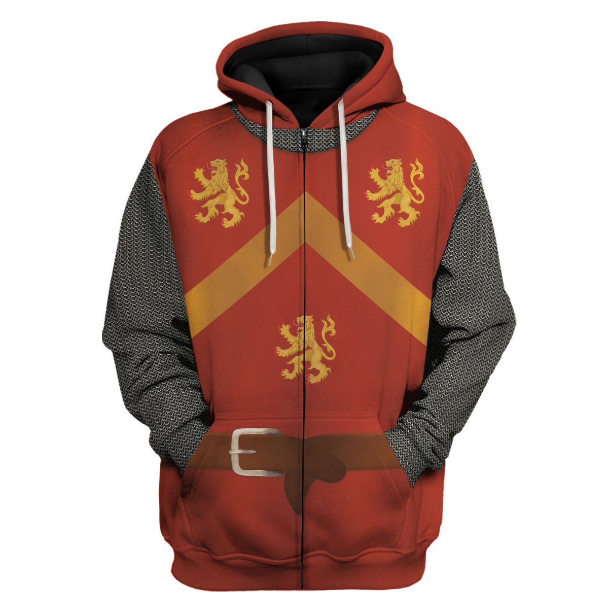 English Knight Zip Hoodie / S Qm595