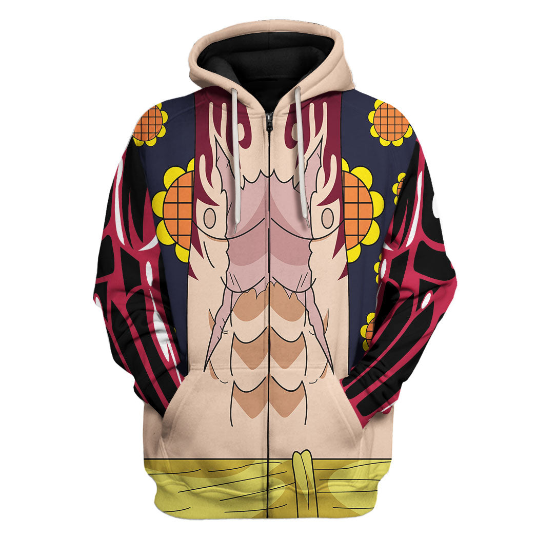 CustomsPig Luffy Gear 4 Costumes Hoodie Sweatshirt T-shirt Tracksuit