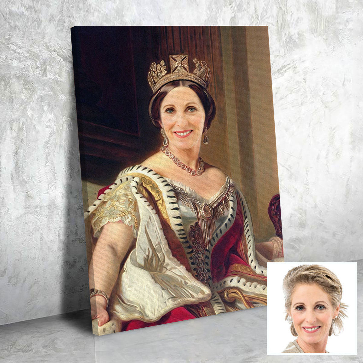 Personalized Canvas Queen Victoria