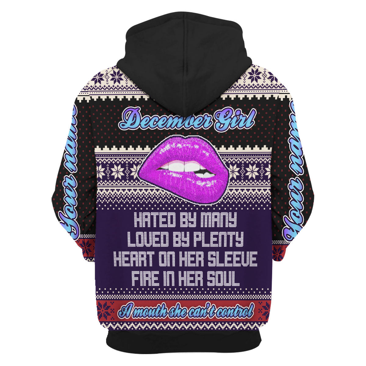 Personalized Tracksuit December Girl All Over Printed