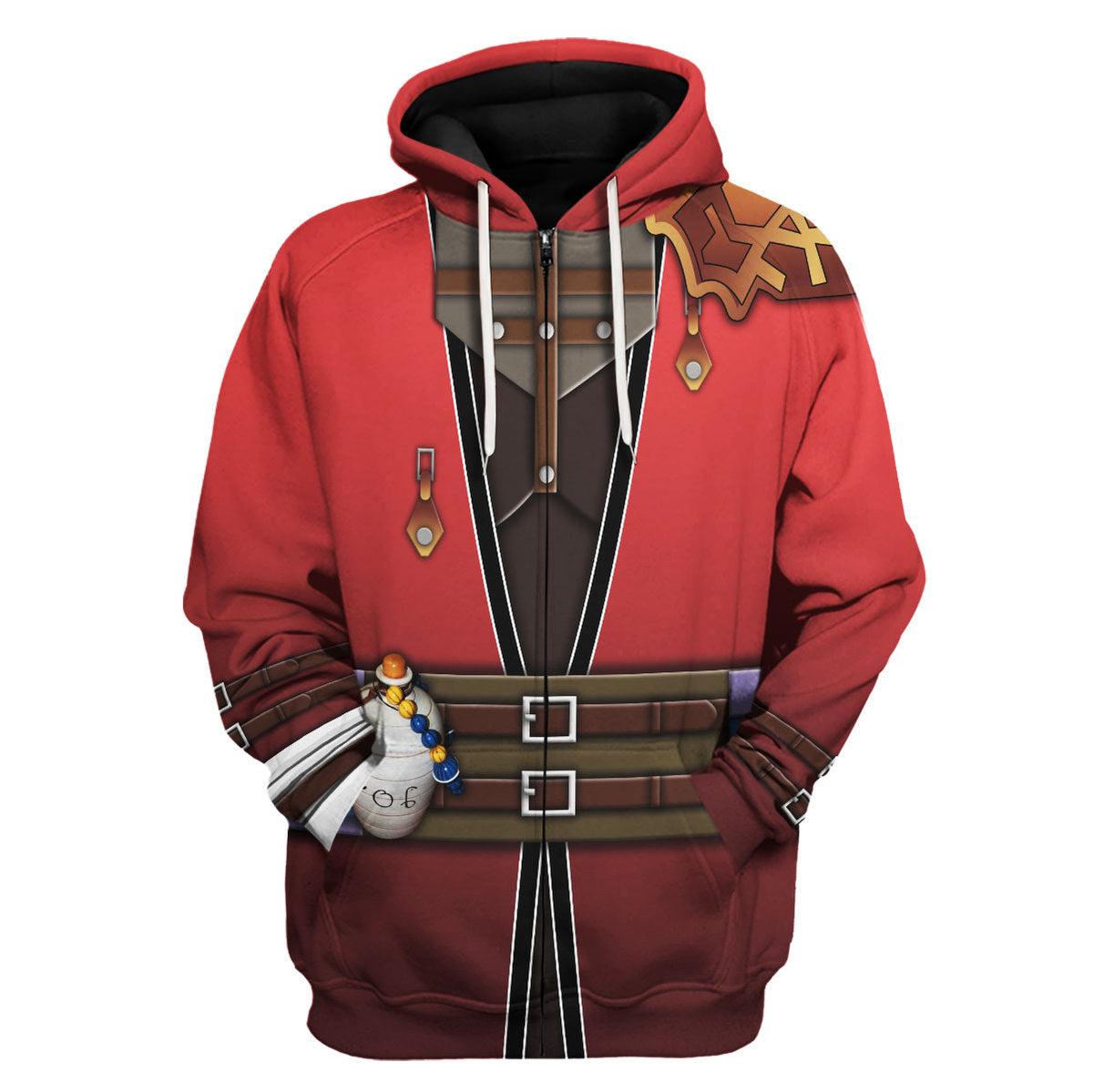 CustomsPig Auron Costumes Hoodie Sweatshirt T-shirt Tracksuit