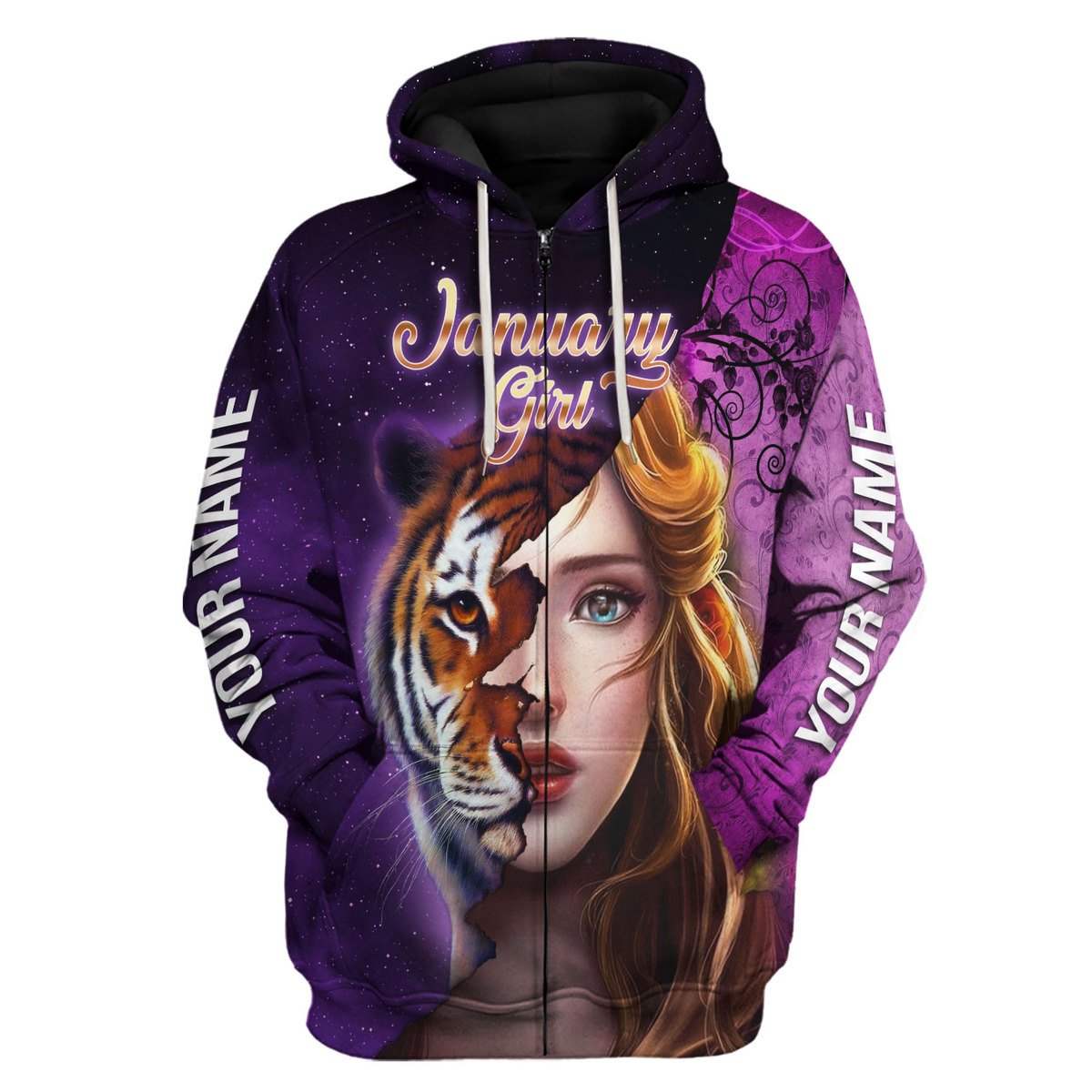 Personalized Tracksuit As A January Girl All Over Printed