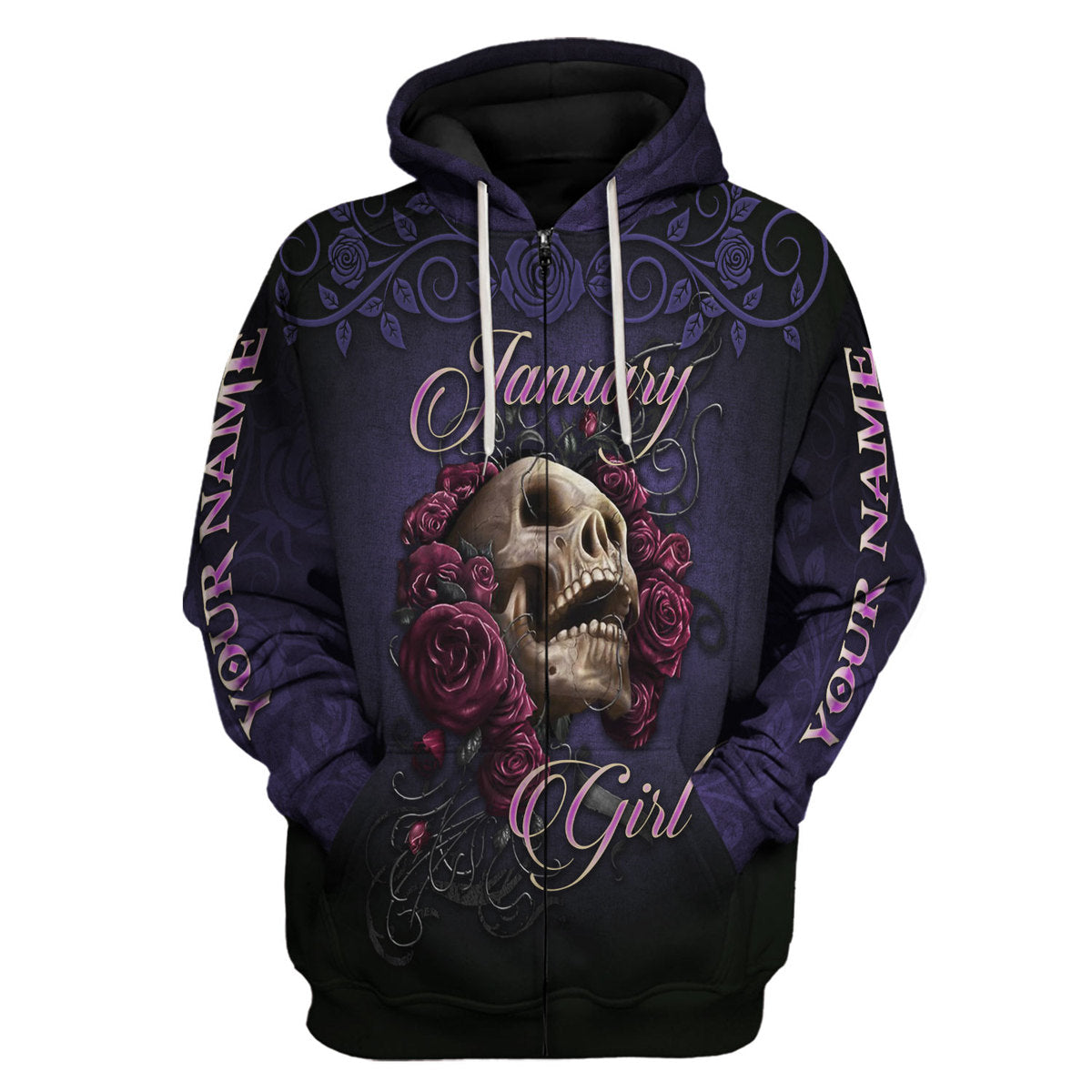 CustomsPig Personalized Tops I'm A January Girl All Over Printed