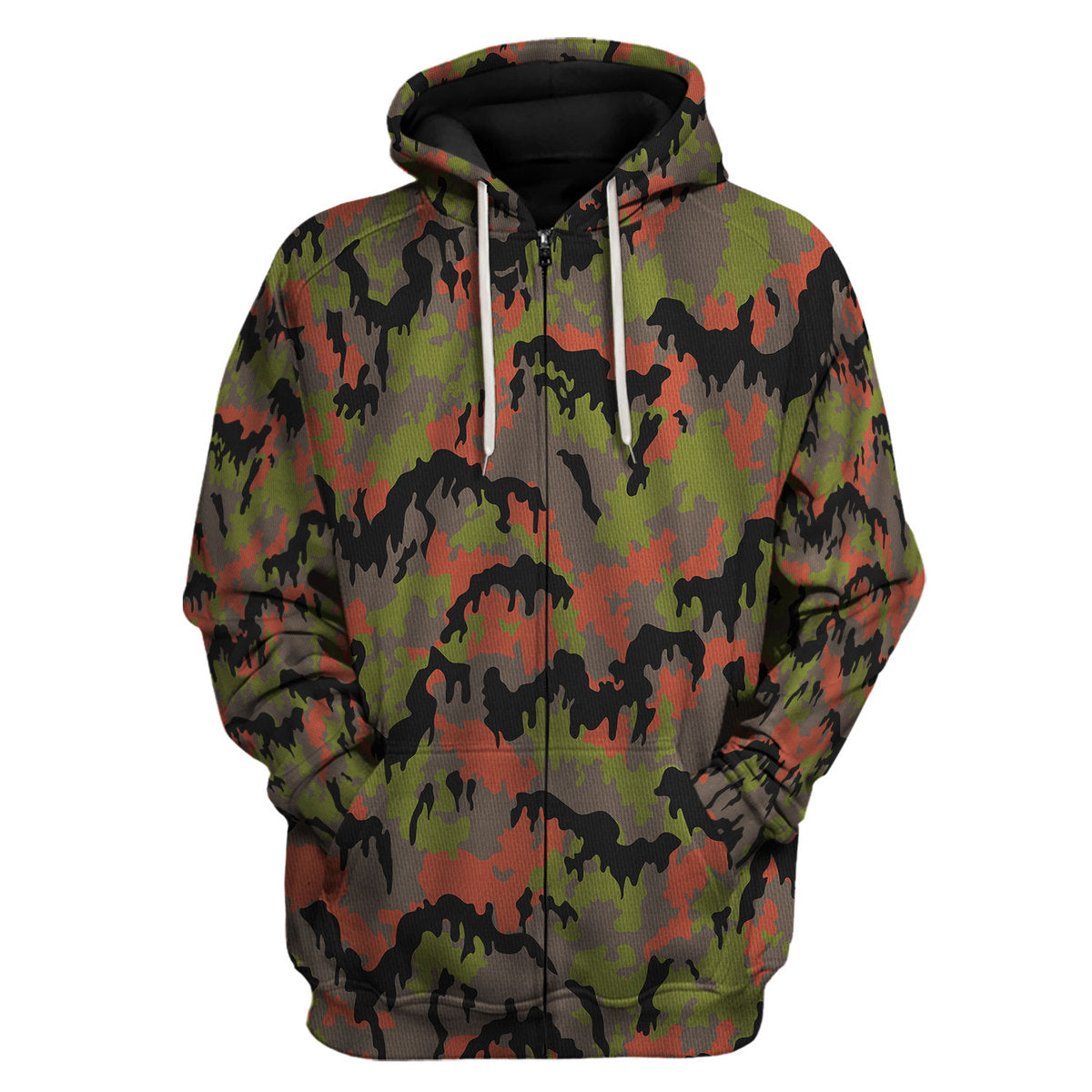 CustomsPig German World War 2 (WWII) Leibermuster CAMO Costumes Hoodie Sweatshirt T-Shirt Tracksuit