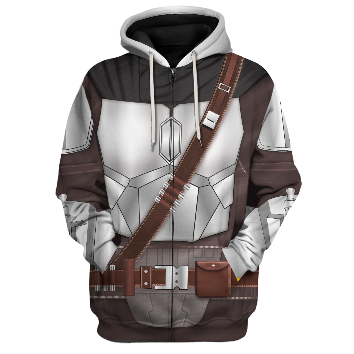 CustomsPig Beskar Mandalorian Costumes Hoodie Sweatshirt T-Shirt Tracksuit