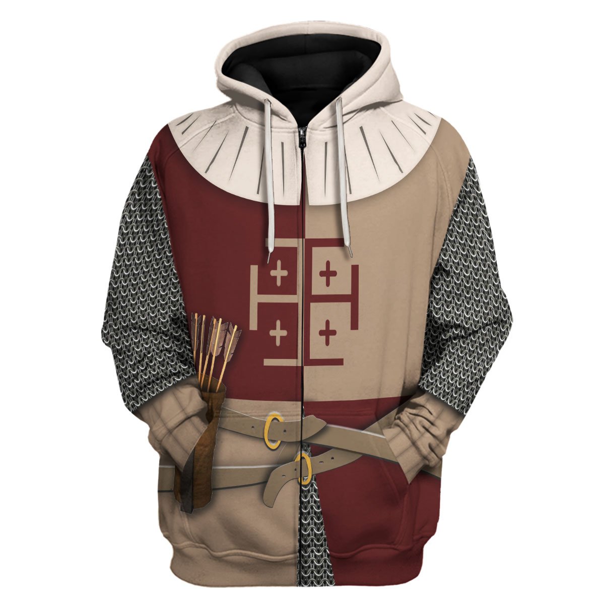 Tripoli Crossbowman Zip Hoodie / S Qm190
