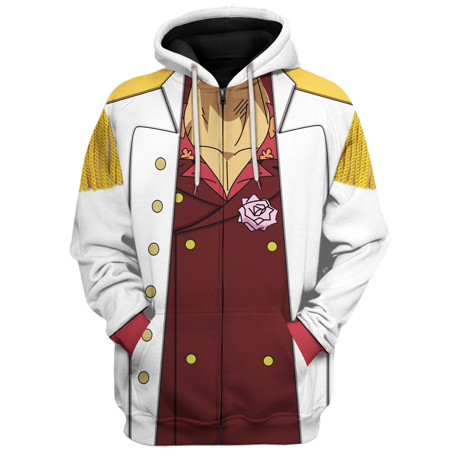 CustomsPig Admiral Akainu Sakazuki Costumes Hoodie Sweatshirt T-shirt Tracksuit