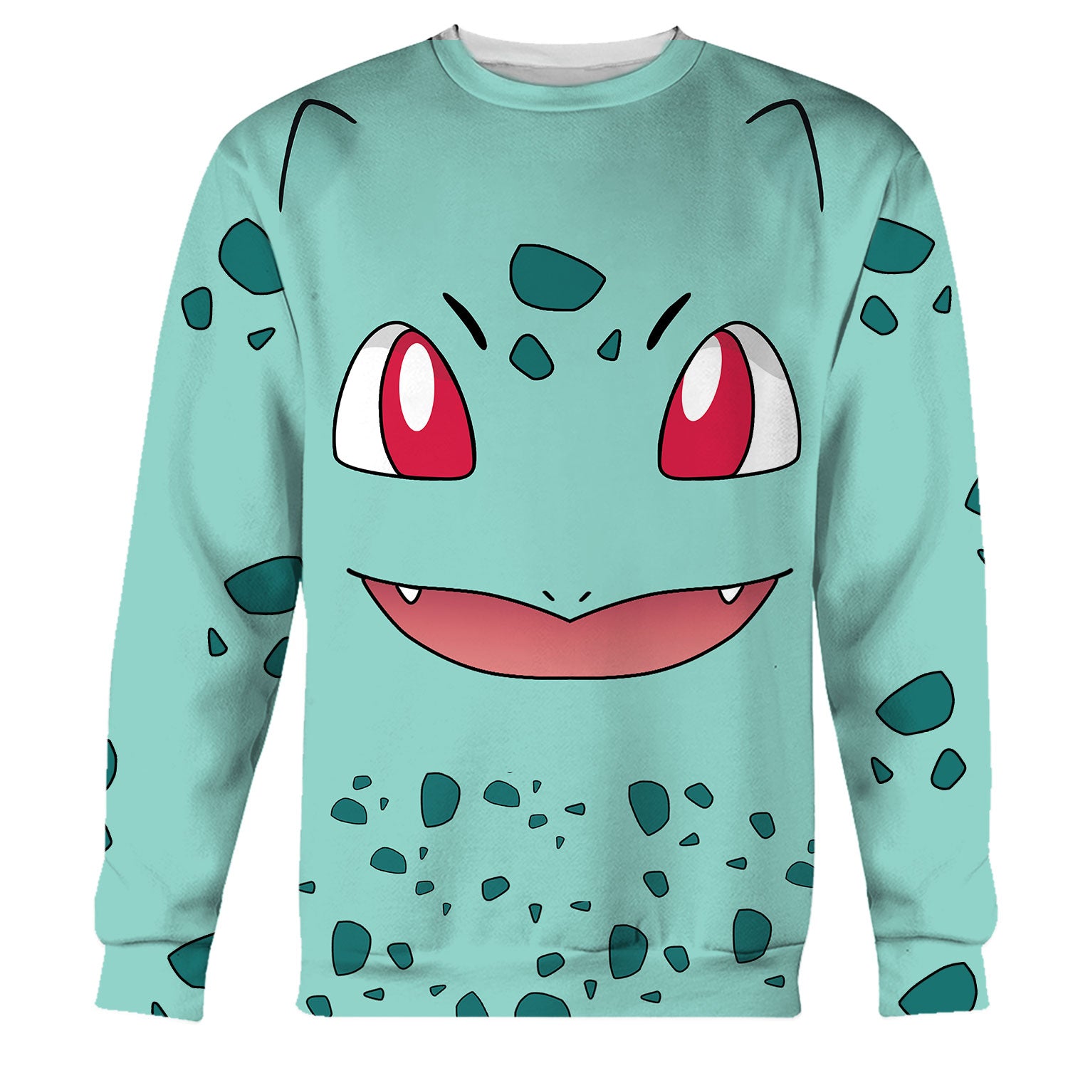 CustomsPig Bulbasaur Pokemon Costumes Hoodie Sweatshirt T-shirt Tracksuit