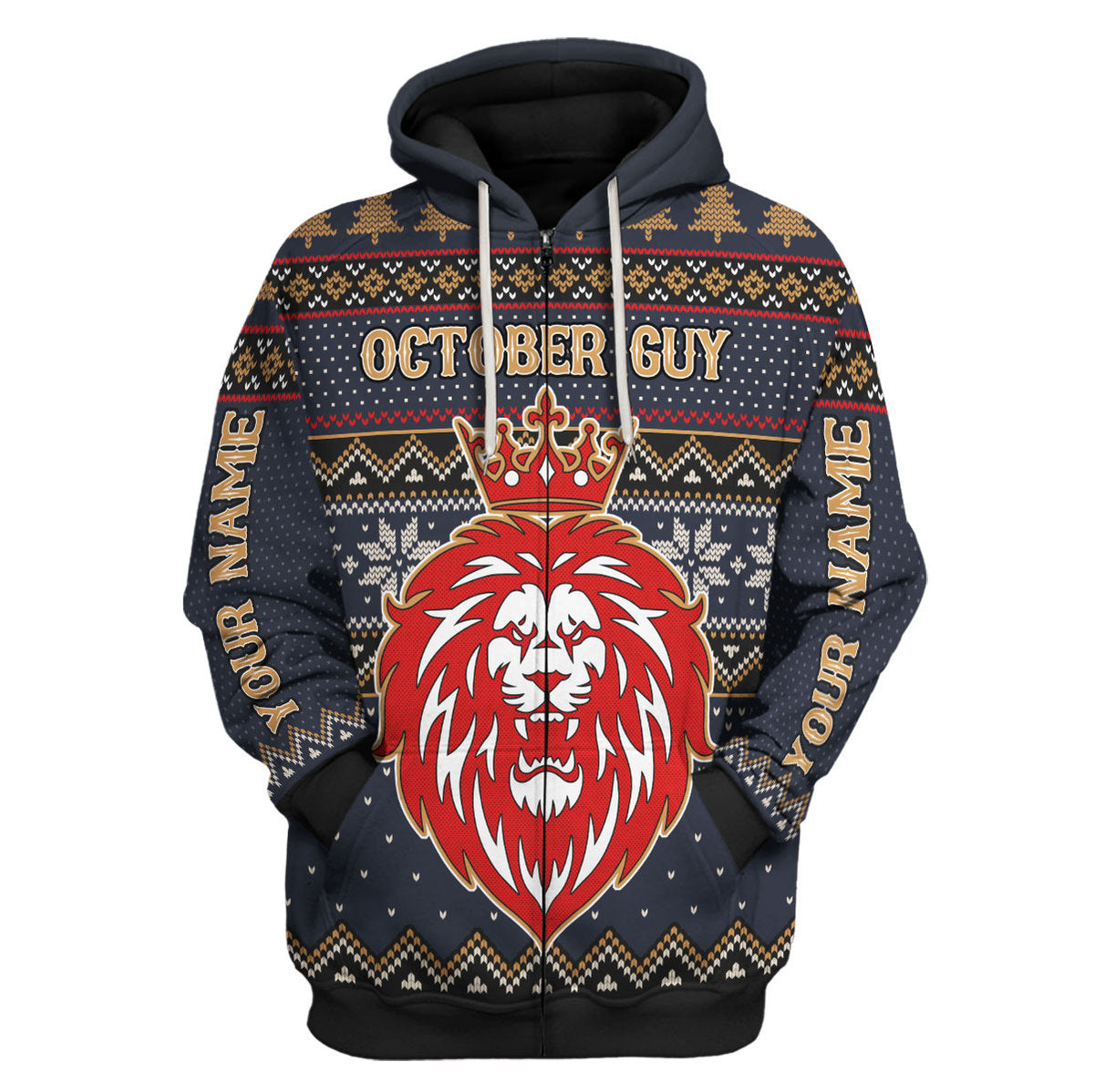CustomsPig Personalized Tops October King  All Over Printed