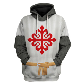 Knights With The Order Of Calatrava Hoodie / S Qm679