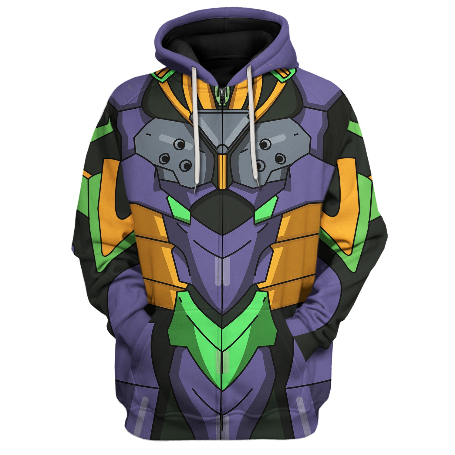 CustomsPig Neon Genesis Evangelion Robot Costumes Hoodie Sweatshirt T-shirt Tracksuit