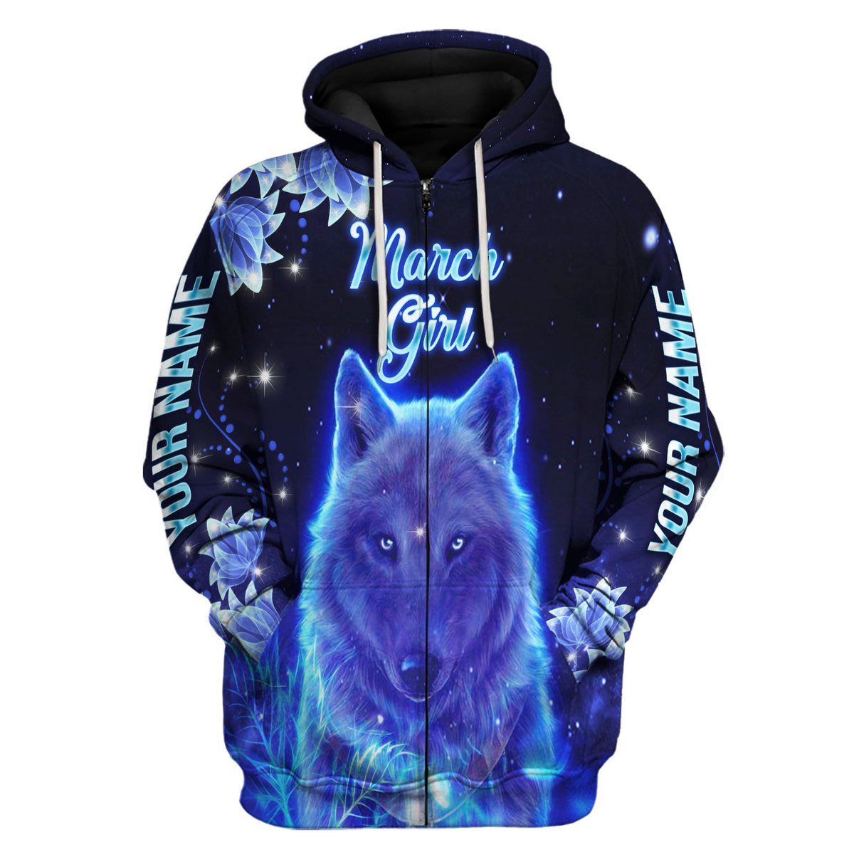 Personalized Tracksuit March Girl All Over Printed