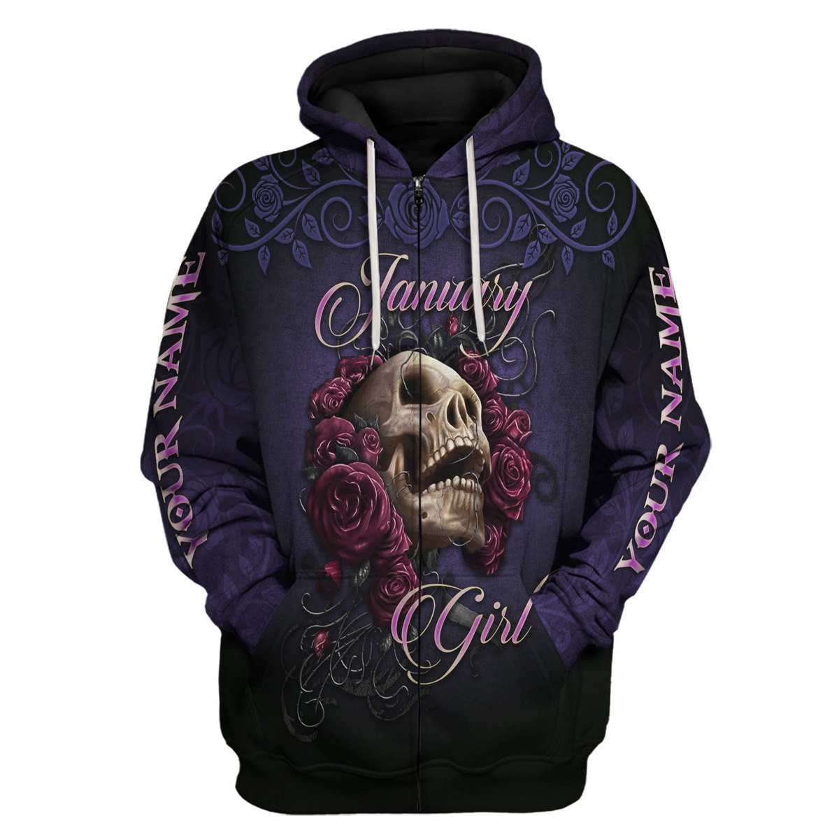 Personalized Tracksuit I'm A January Girl All Over Printed