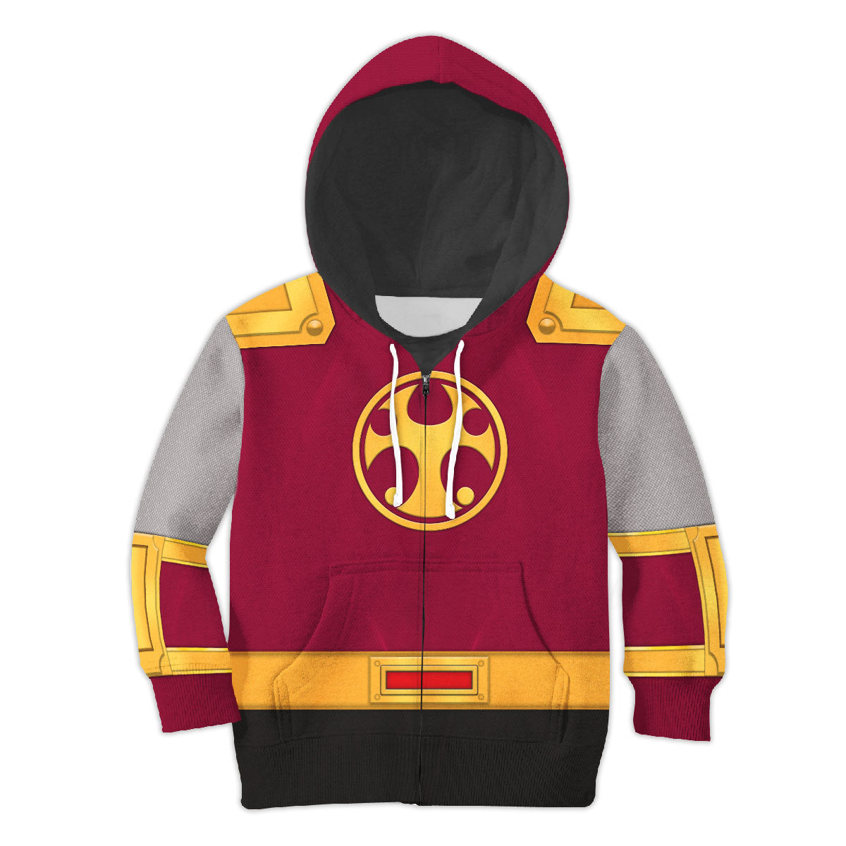 CustomsPig Power Rangers Ninja Storm Crimson Thunder Ranger Costumes Hoodie Sweatshirt T-shirt Kid Tops