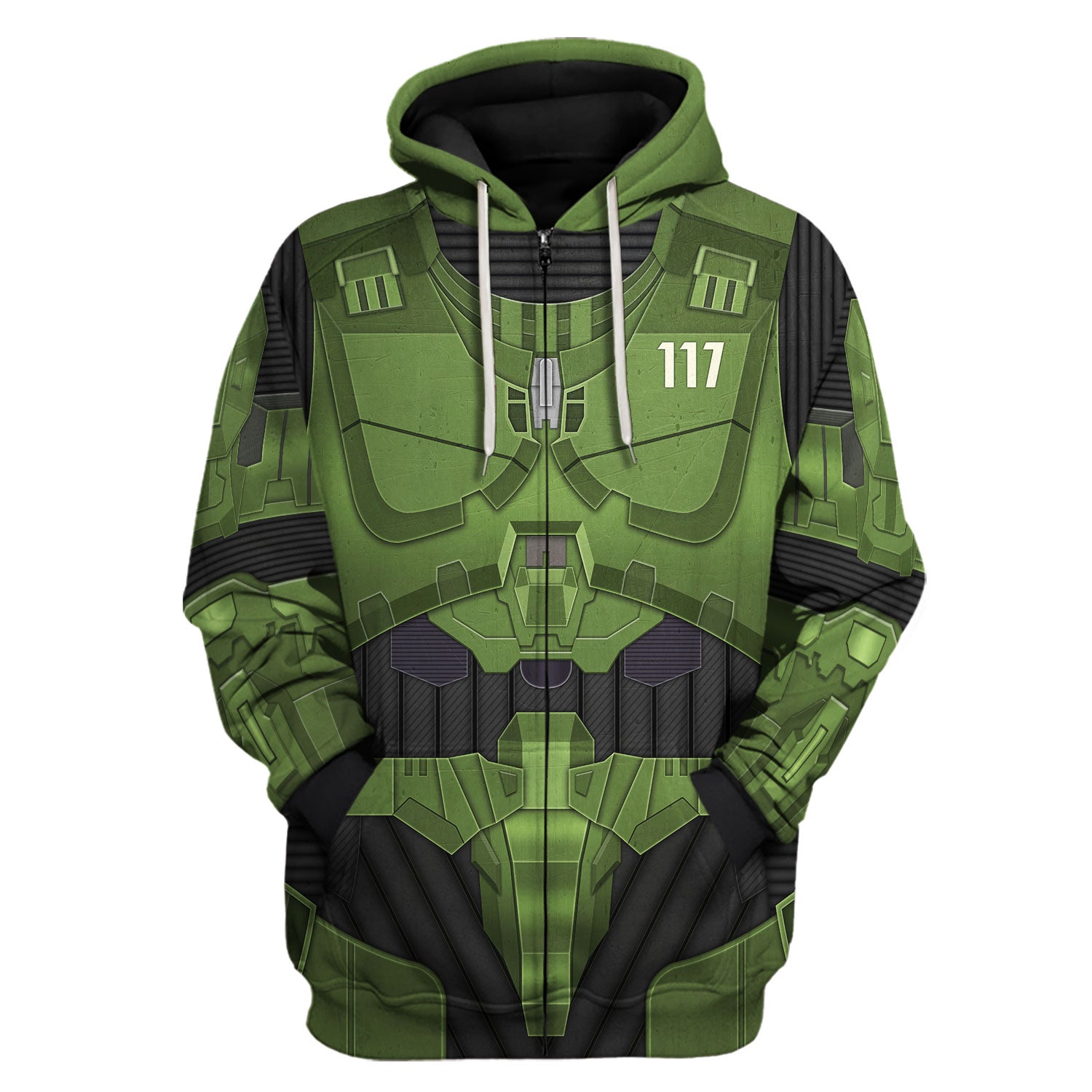 CustomsPig Master Chief Costumes Hoodie Sweatshirt T-Shirt Tracksuit