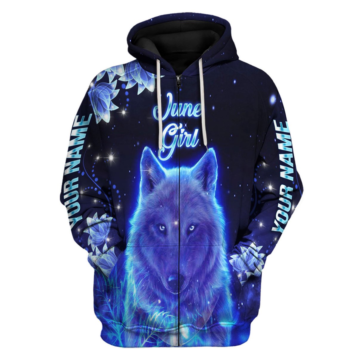 Personalized Tracksuit June Girl All Over Printed