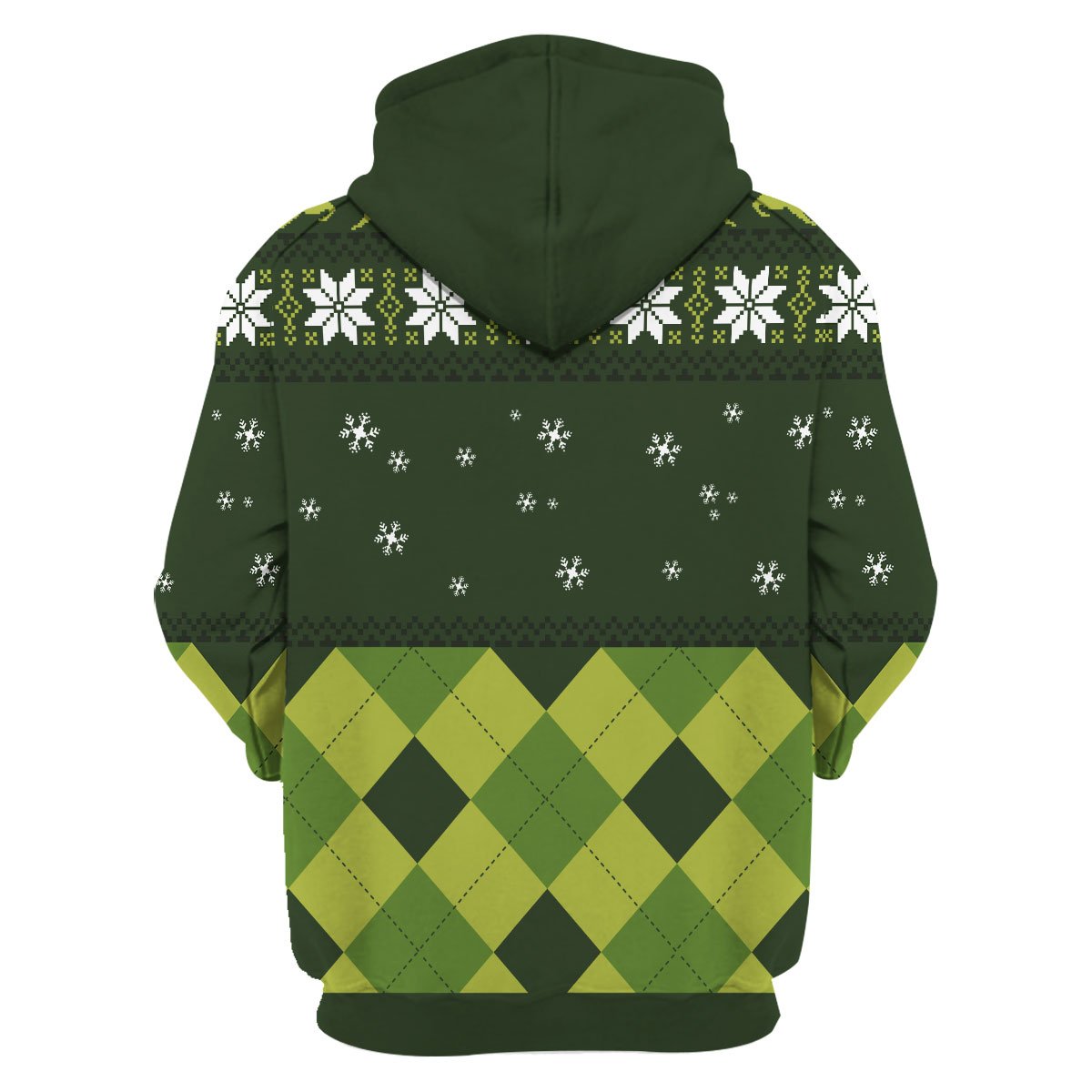 HumansBold Unisex Hoodie Believe In Yourself Alien 3D Apparel