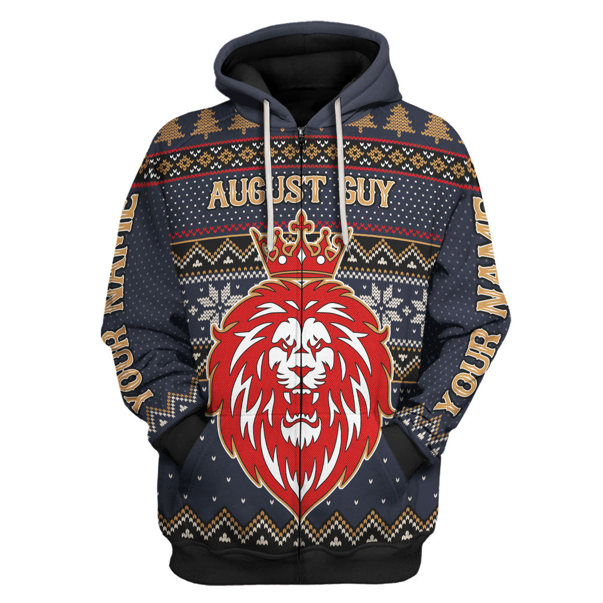 CustomsPig Personalized Tops August Guy All Over Printed