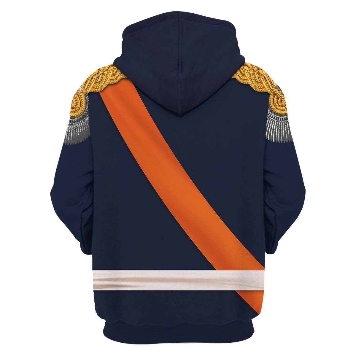 Wilhelm II German Emperor Fleece Zip Hoodie