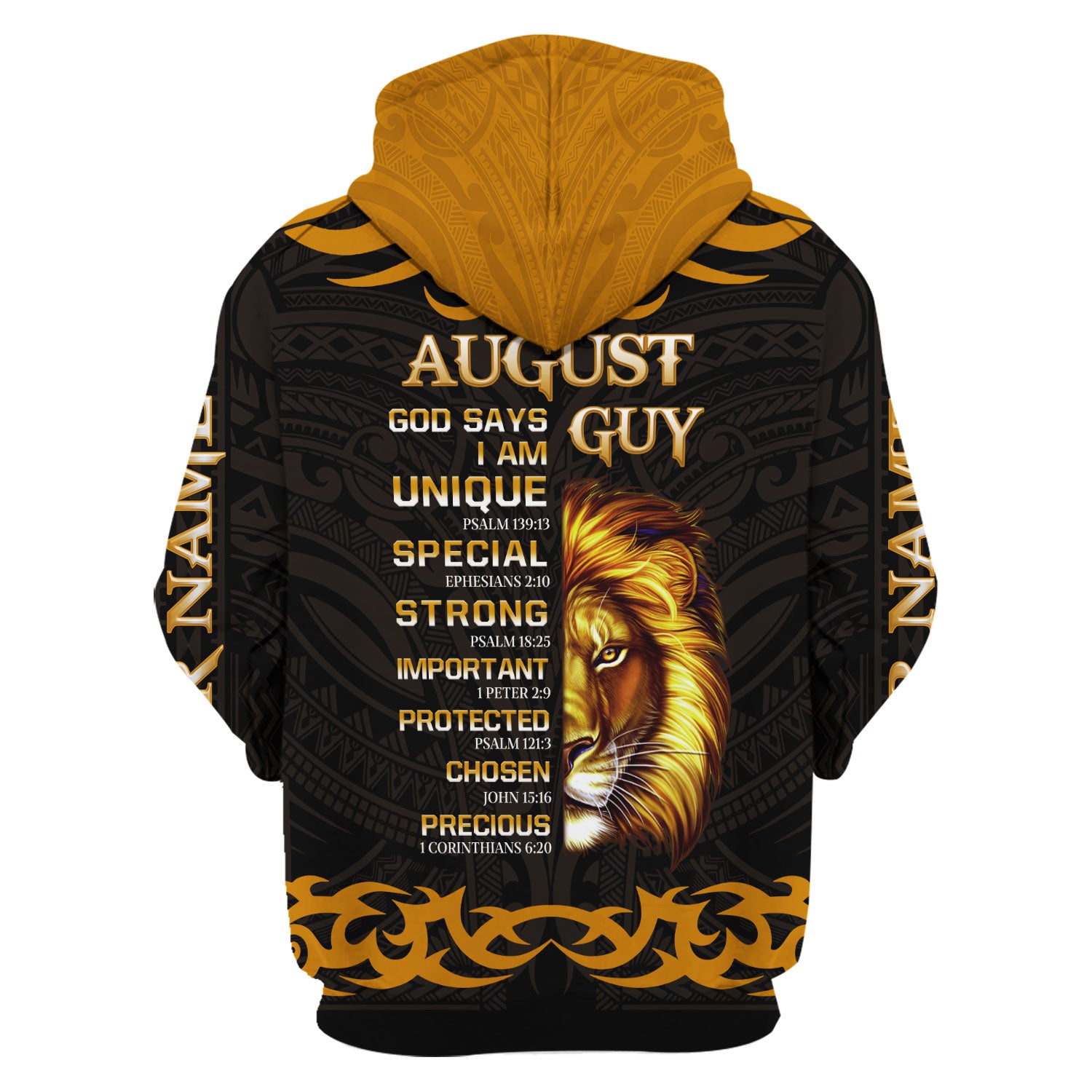 CustomsPig Personalized Tops August King All Over Printed