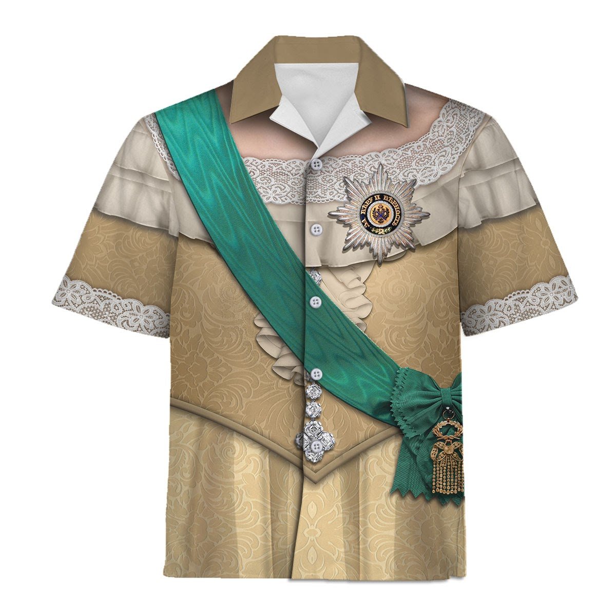 Ekaterina Ii Russia Hawaii Shirt / S Vn299