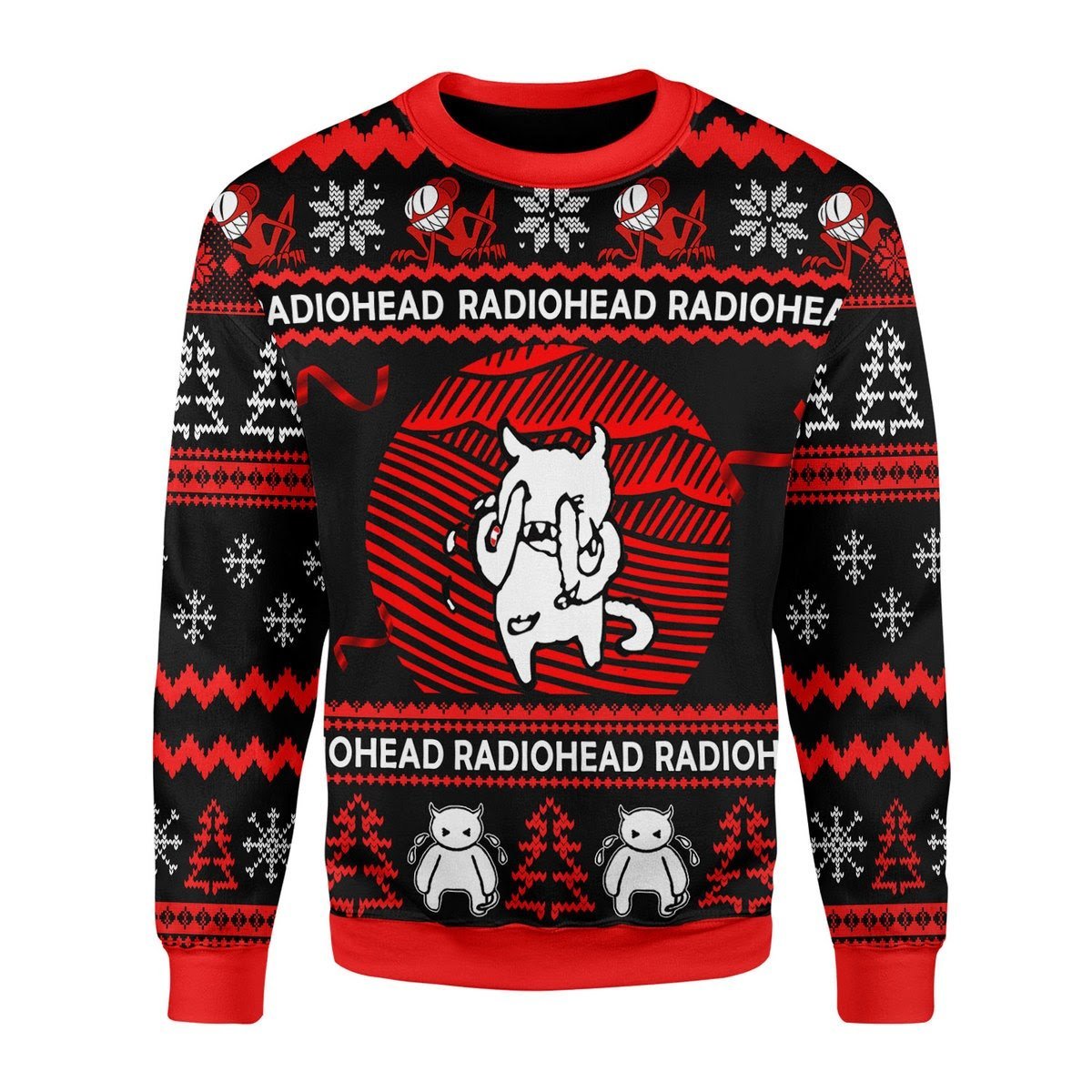 Gearhomies Christmas Unisex Sweater Radiohead 3D Apparel
