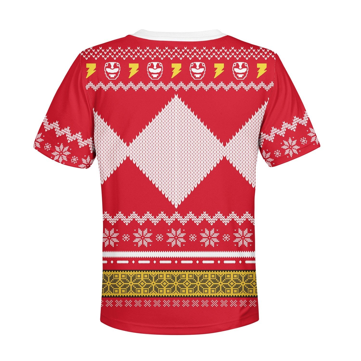 Gearhomies Unisex Kid Tops Pullover Sweatshirt Red Mighty3D Apparel
