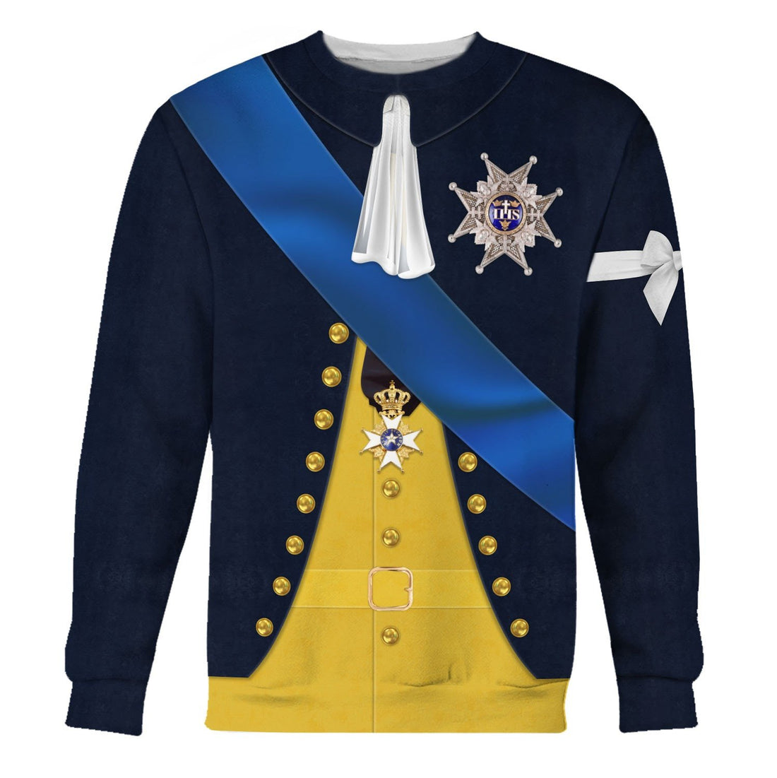 Gustav Iii Of Sweden Fleece Hoodie / S Vn470