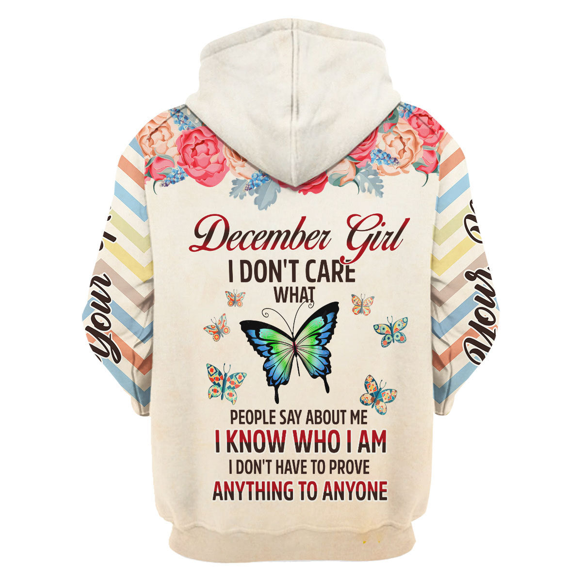 Personalized Tracksuit December Girl All Over Printed