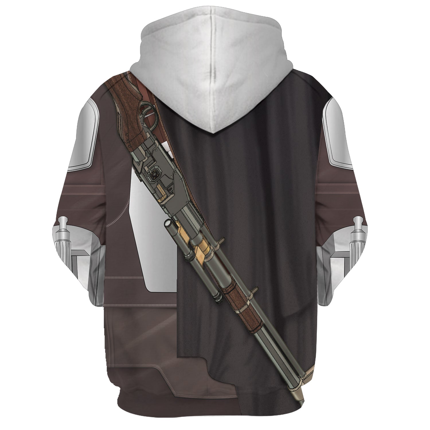 CustomsPig Beskar Mandalorian Costumes Hoodie Sweatshirt T-Shirt Tracksuit