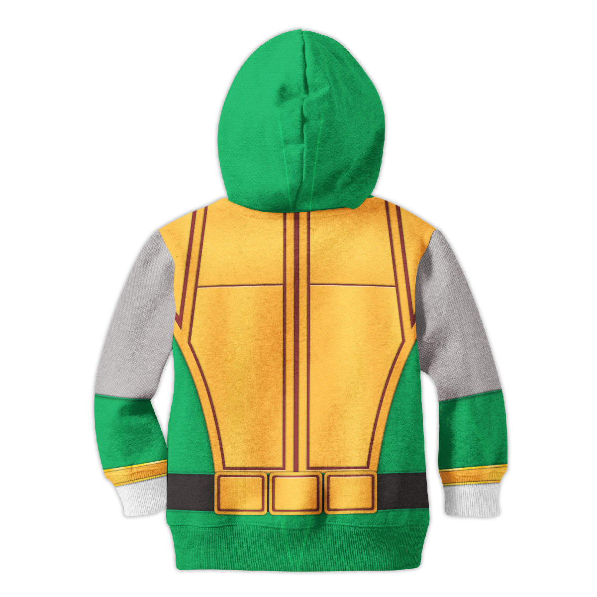 CustomsPig Power Rangers Ninja Storm Green Samurai Ranger Costumes Hoodie Sweatshirt T-shirt Kid Tops