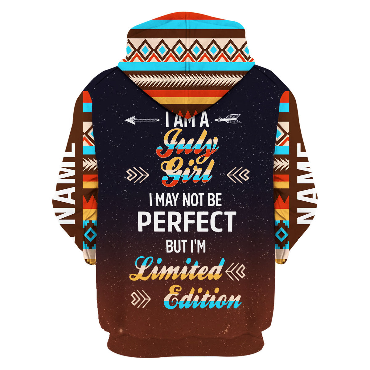 Personalized Tracksuit July Girl All Over Printed