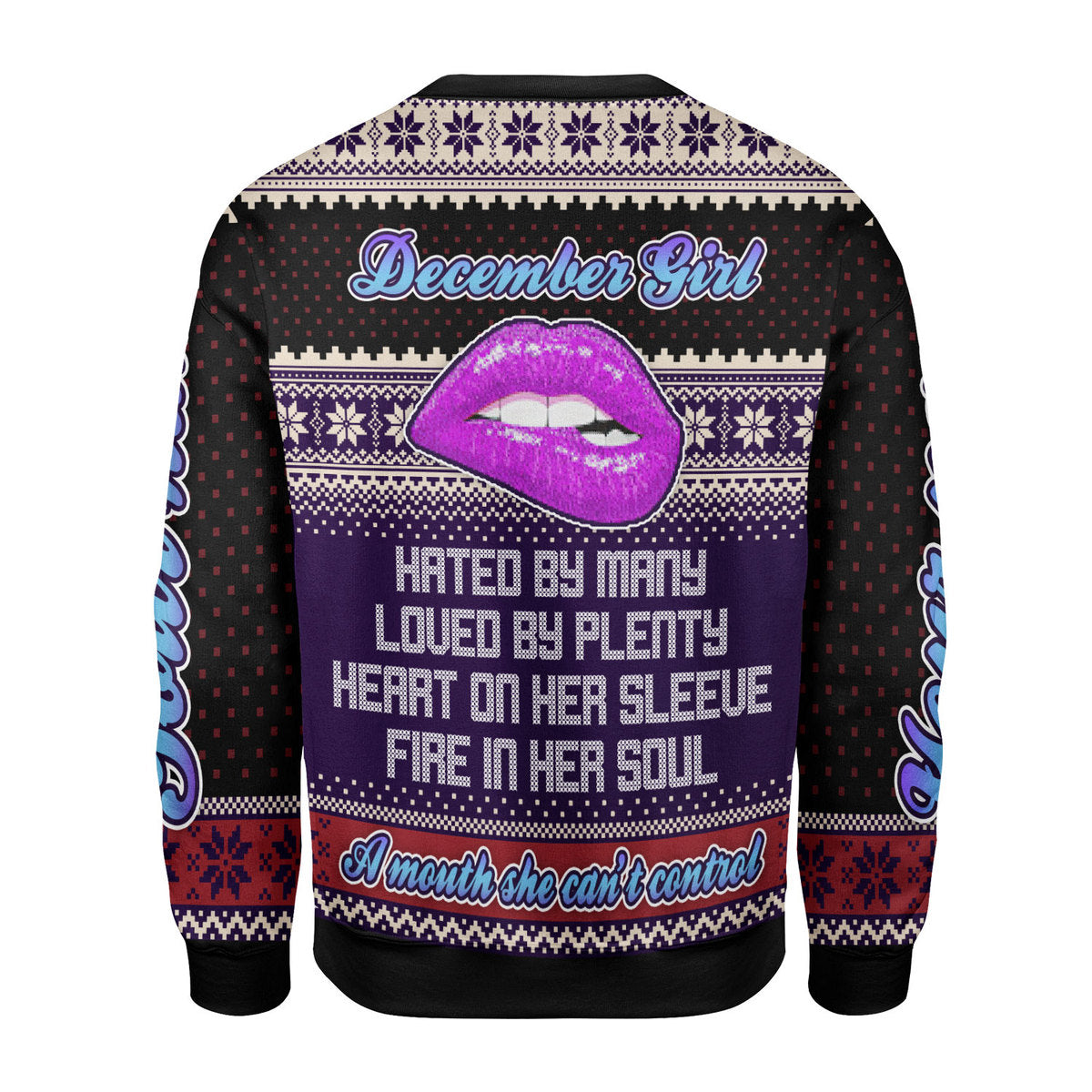 Personalized Tracksuit December Girl All Over Printed