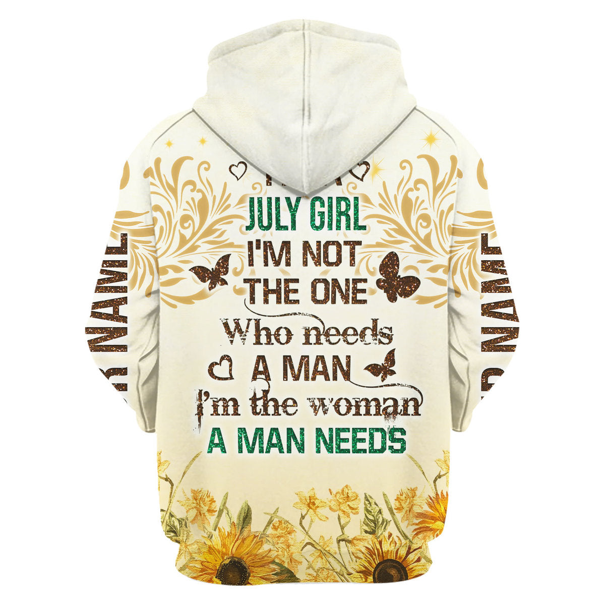 Personalized Tracksuit July Girl All Over Printed