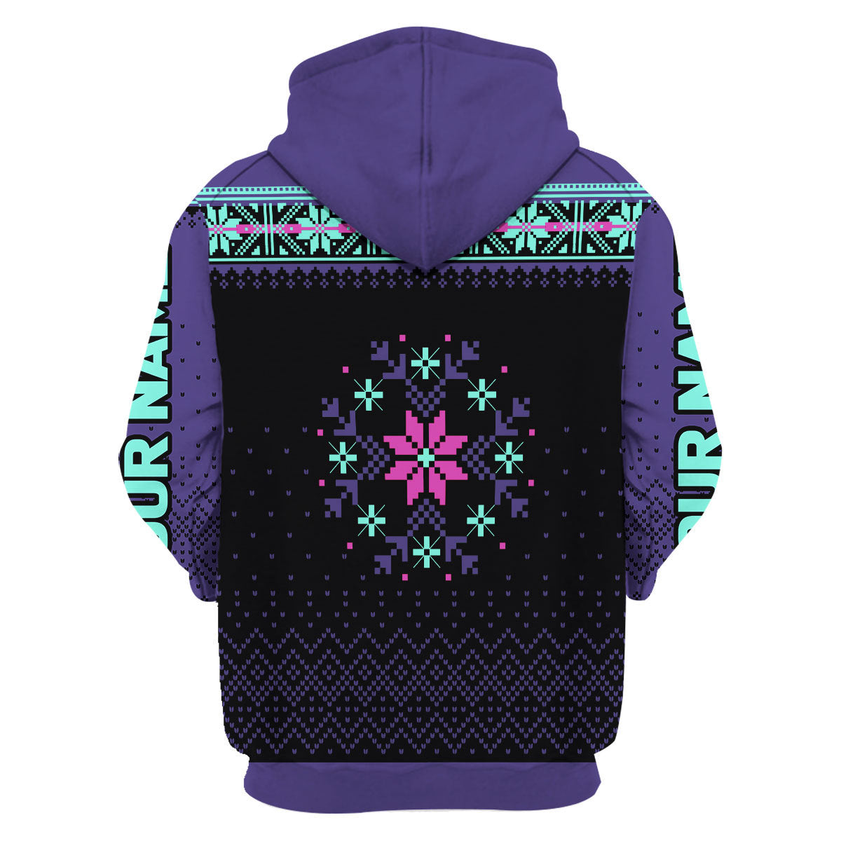 CustomsPig Personalized Zip Hoodie April Girl All Over Printed