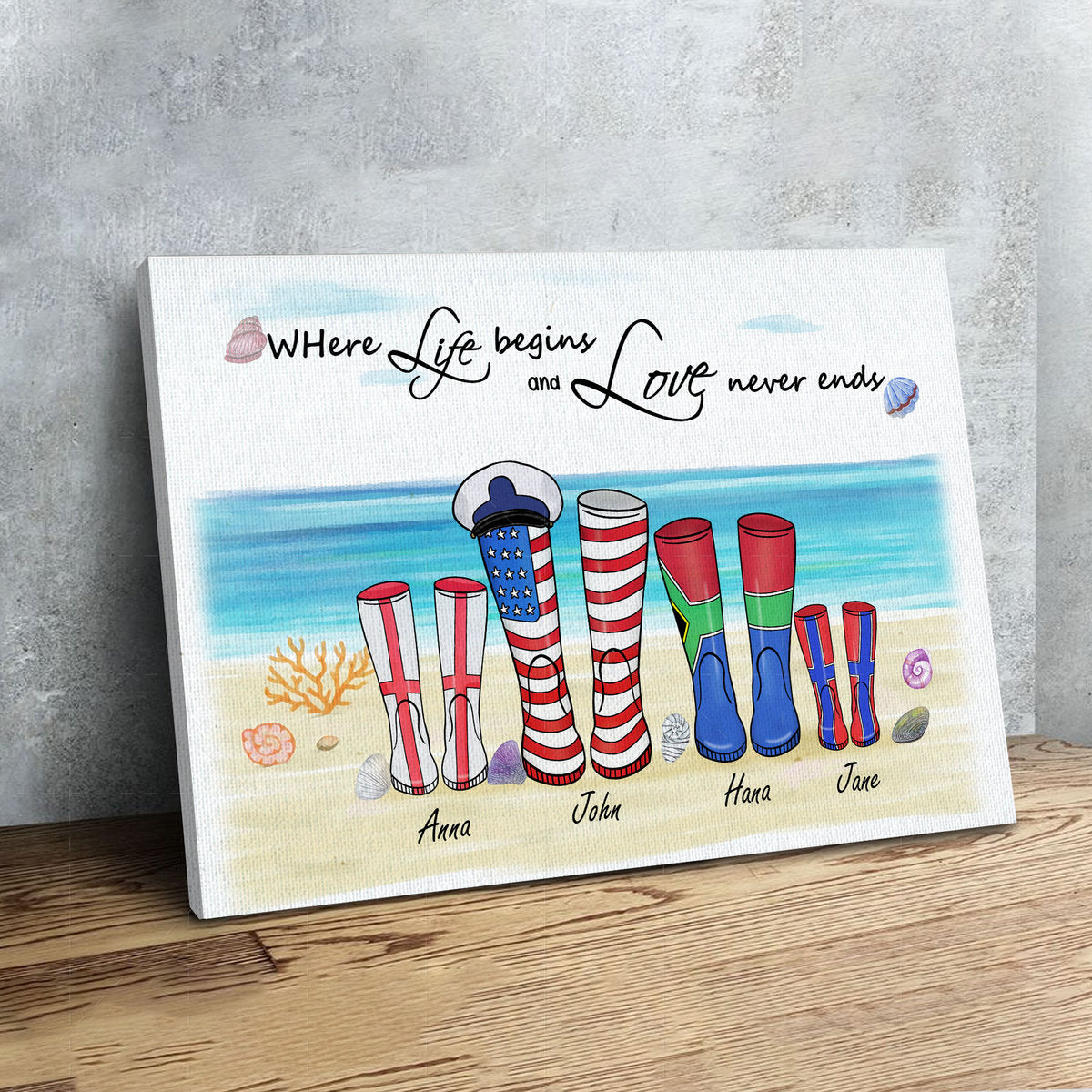 Customized Canvas Poster Wall Art Family Tree