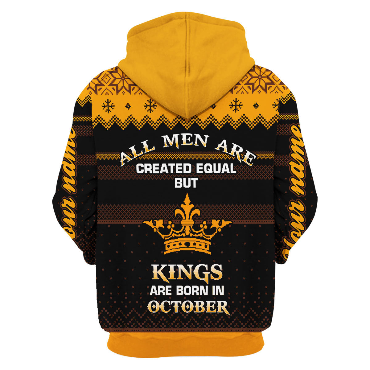 CustomsPig Personalized Tops October King All Over Printed