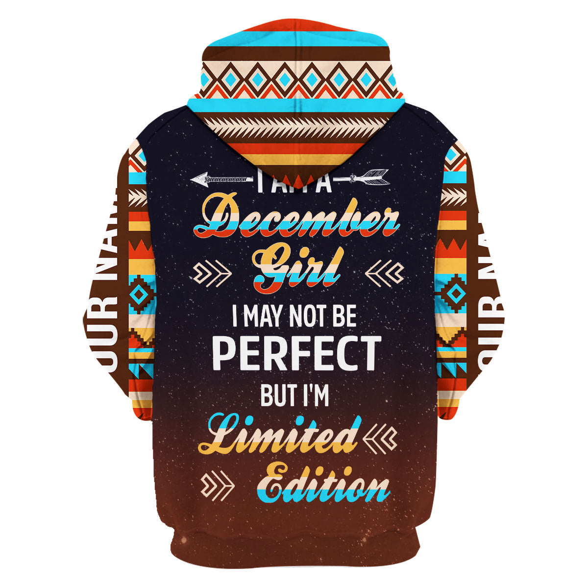 Personalized Tracksuit December Girl All Over Printed